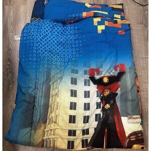 Vintage The Lego Movie Theme Comforter Blanket Reversible Multicolor